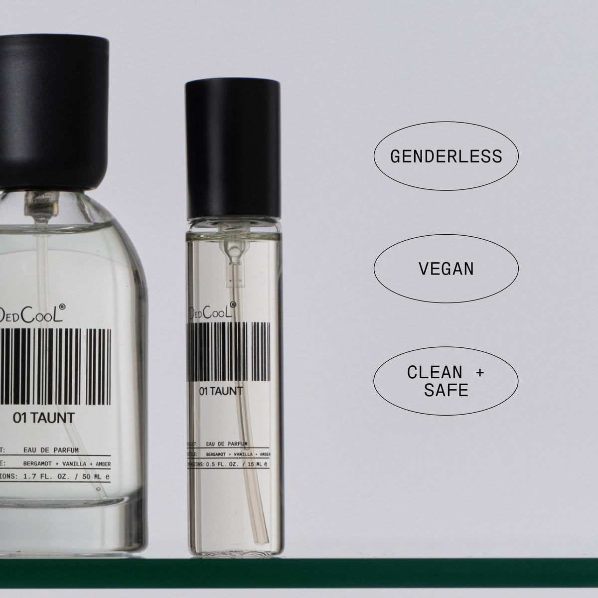 DedCool Eau de Parfum 01 Taunt 15 mL packaging