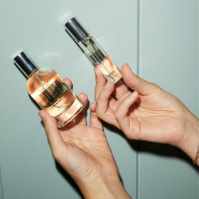 DedCool Eau de Parfum Fragrance 02 15 mL on a vanity