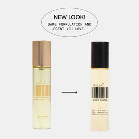 DedCool Sunlit Blooms Eau de Parfum on a vanity
