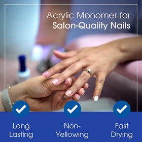 DeEnti Acrylic Monomer Liquid 8oz back view
