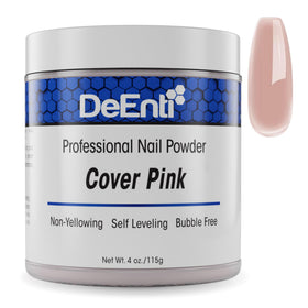 DeEnti Acrylic Nail Powder Cover Pink 4oz front view
