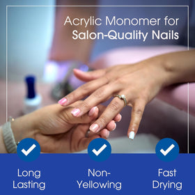 DeEnti Nomma Plus Acrylic Monomer Liquid 32oz label close-up