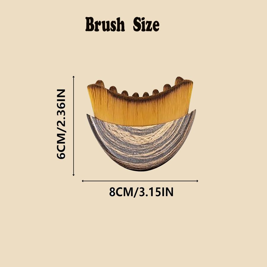 Deepcolorpy Lymphatic Contour Face Brush Set with gift packaging