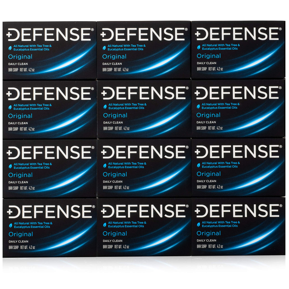 Defense Soap 12pk Tea Tree Bar Soap front view