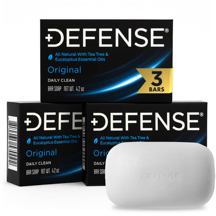 Defense Soap All Natural Original Bar Soap 3-Pack front view