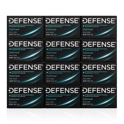Defense Soap Oatmeal Bar Soap 12pk packaging front view