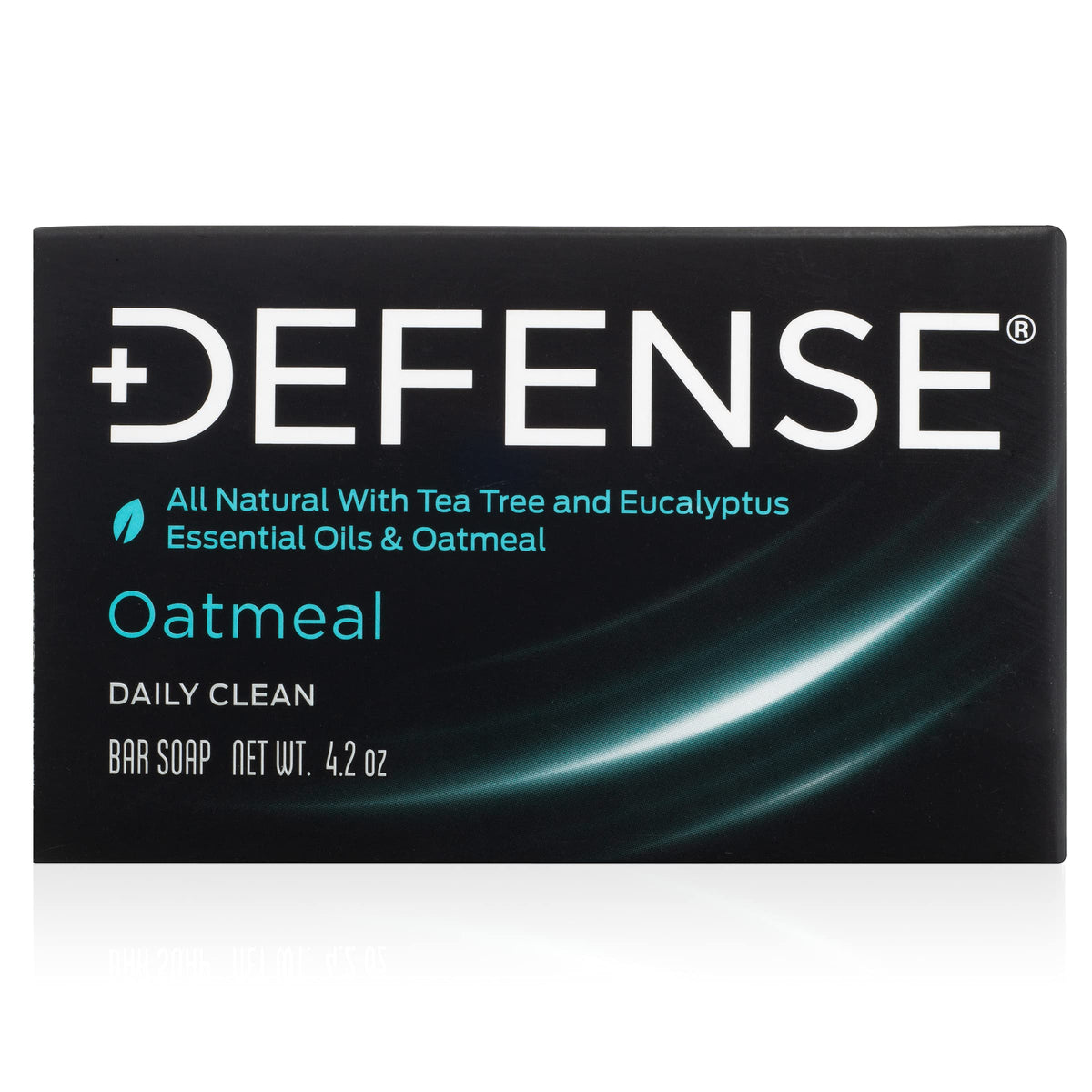 Defense Soap Oatmeal Bar Soap cut in half to show texture
