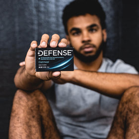 Defense Soap Oatmeal Bar Soap showing lathering action