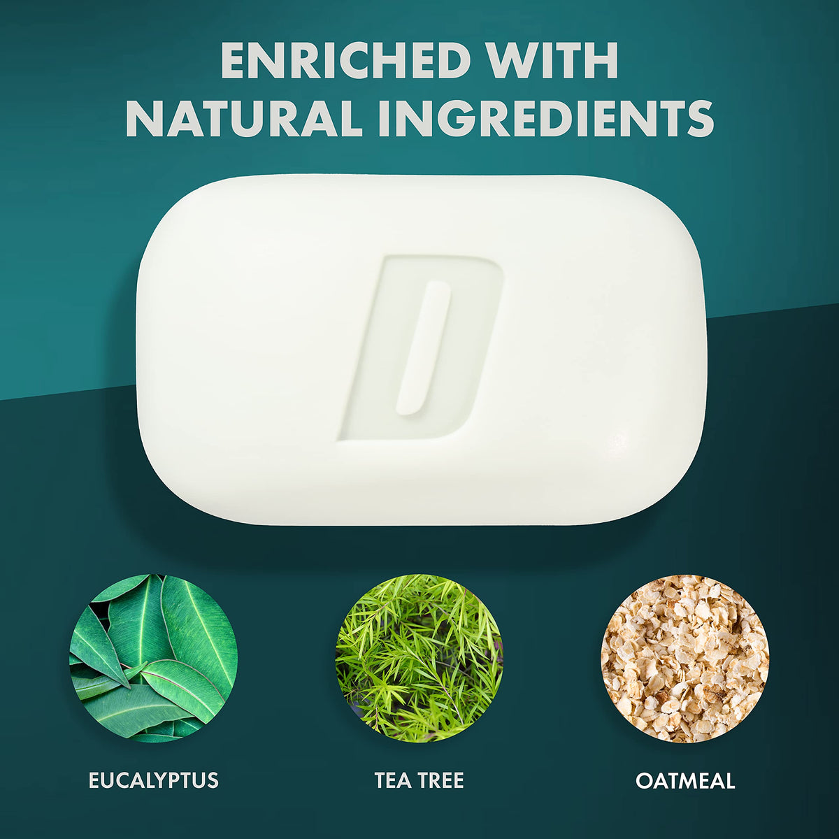 Defense Soap Oatmeal Bar Soap with tea tree oil and eucalyptus oil