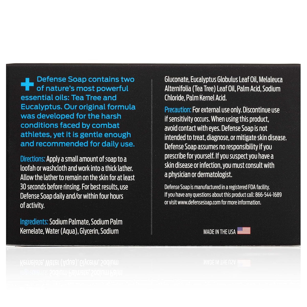 Defense Soap Original Bar Soap 3-Pack displayed on a shelf