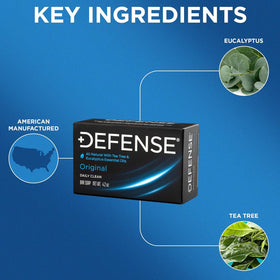 Defense Soap Original Bar Soap during a workout