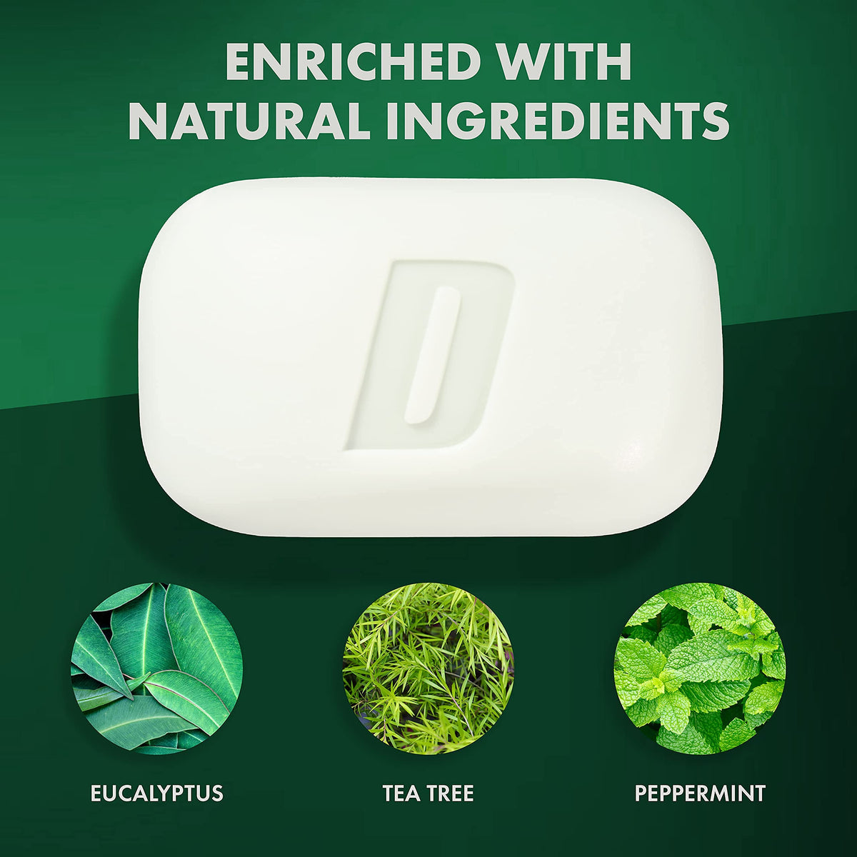 Defense Soap peppermint bar soap close-up