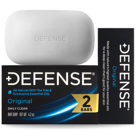 Defense Soap Tea Tree Bar Soap 2pk front view