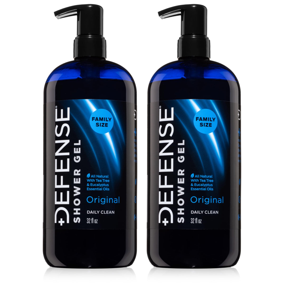 Defense Soap Tea Tree Body Wash 32oz front view
