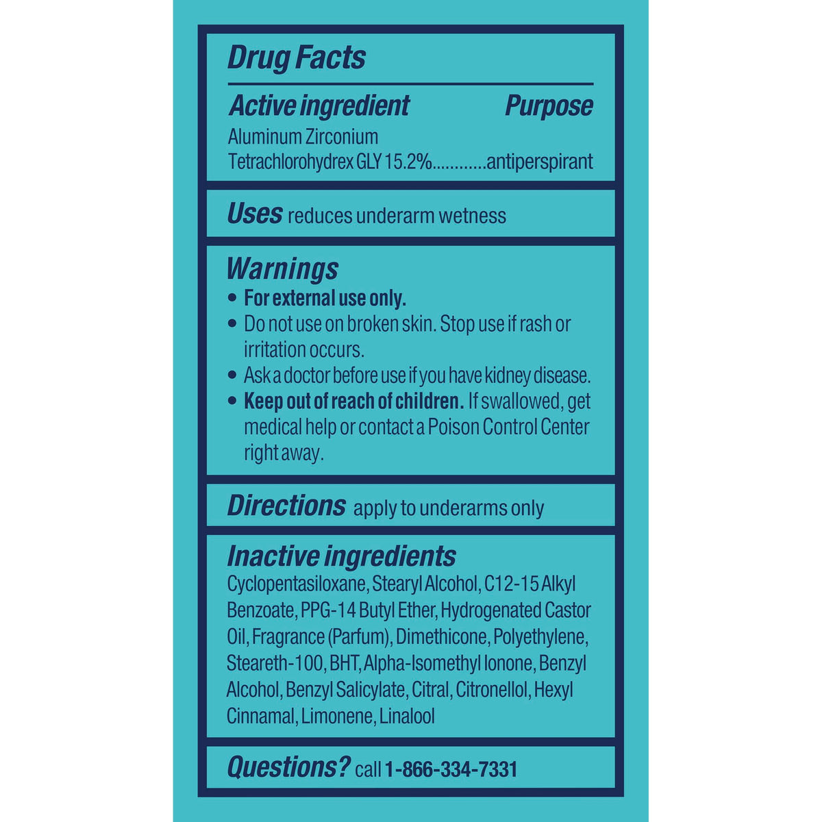 Degree Antiperspirant Deodorant Twin Pack with recycling information