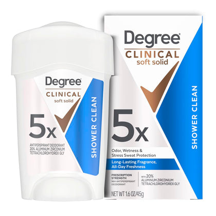 Degree Clinical Protection Antiperspirant 1.7 oz front view