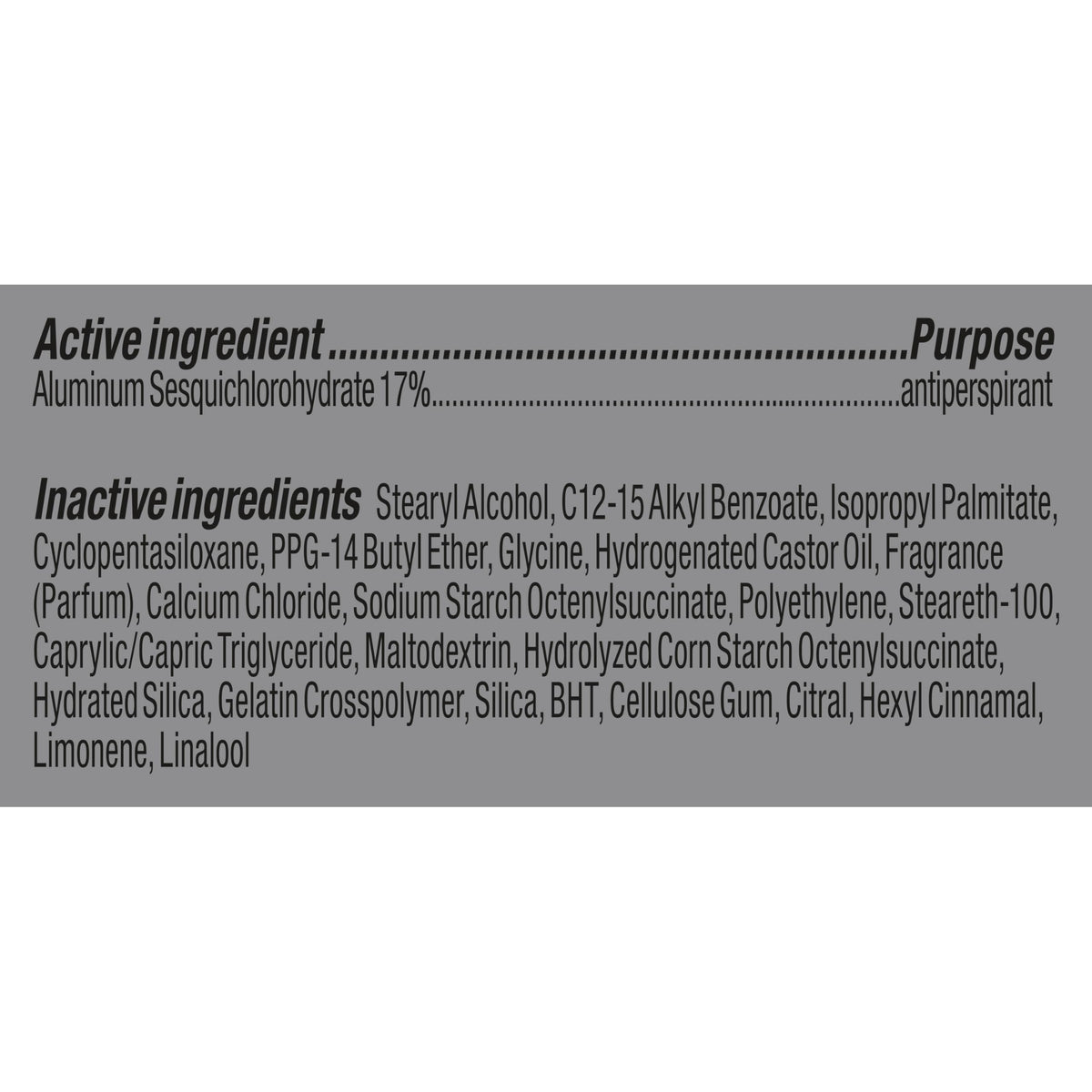 Degree Clinical Strength Antiperspirant Deodorant close-up of stick