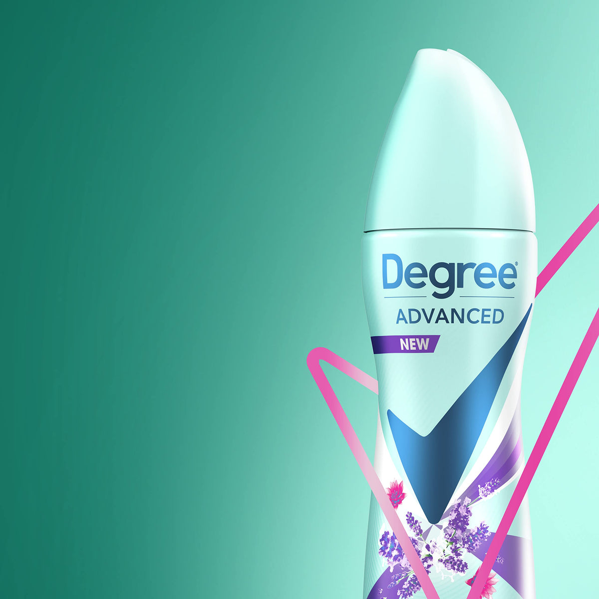 Degree Lavender Antiperspirant Deodorant Dry Spray packaging