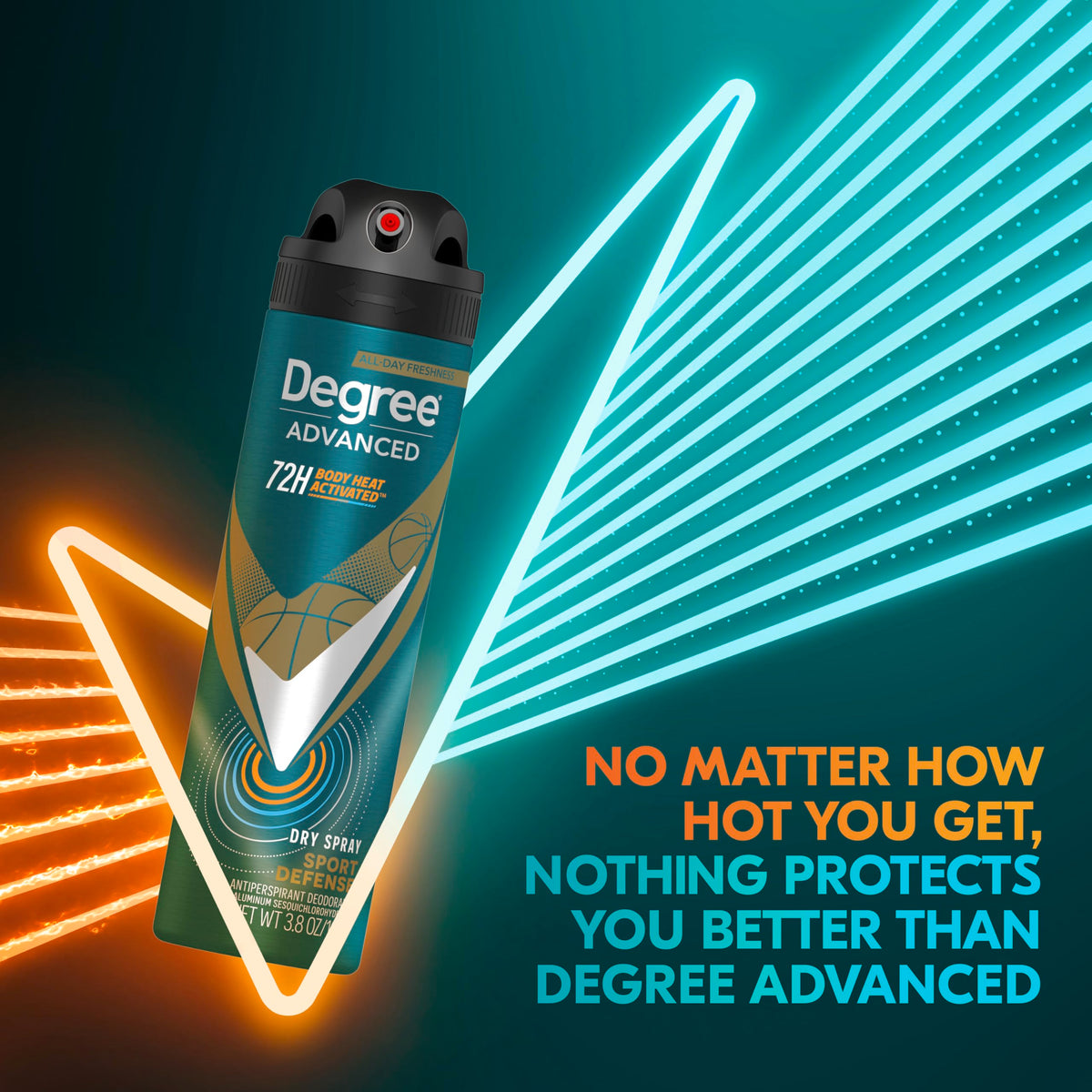 Degree Men Antiperspirant Deodorant Dry Spray packaging