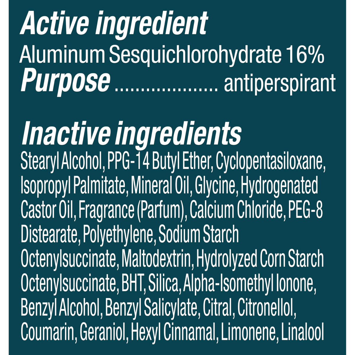 Degree Men Antiperspirant Deodorant Sage & Ocean Mist close-up of stick