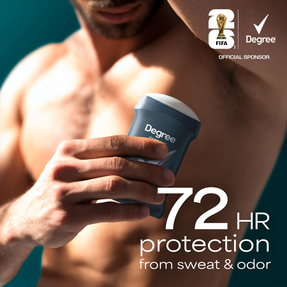 Degree Men Antiperspirant Deodorant Sage & Ocean Mist in lifestyle setting