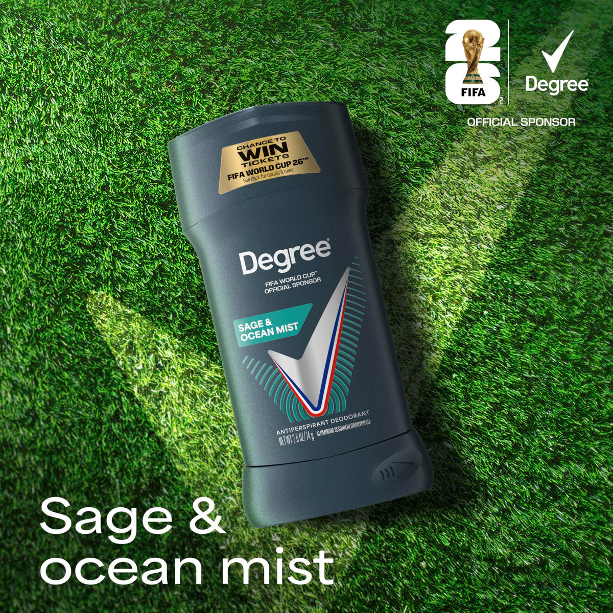 Degree Men Antiperspirant Deodorant Sage & Ocean Mist packaging