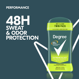 Degree Men Antiperspirant Deodorant stick back view