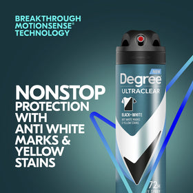 Degree Men Antiperspirant Spray in use during sports
