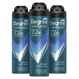 Degree Men Cool Rush Antiperspirant Deodorant Dry Spray 3.8 oz front view