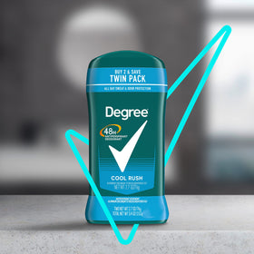 Degree Men Cool Rush Antiperspirant deodorant recyclable packaging