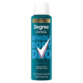 Degree Men Whole Body Deodorant Cool Rush Scent front view