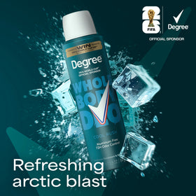 Degree Men Whole Body Deodorant Cool Rush Scent in lifestyle setting