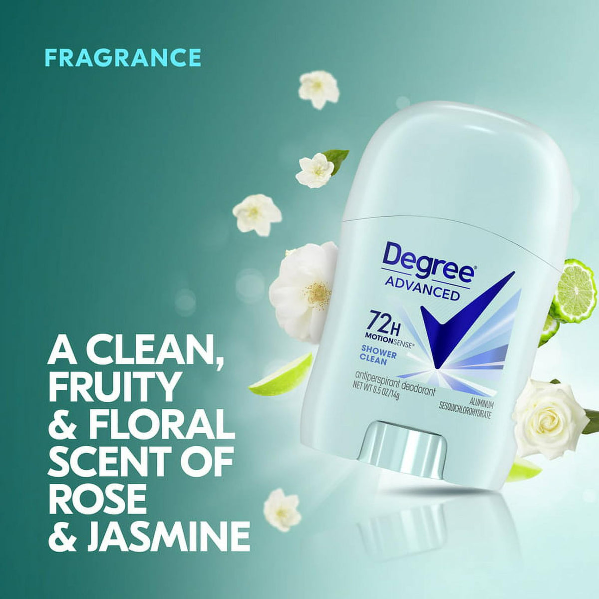 Degree mini deodorant stick with Shower Clean scent