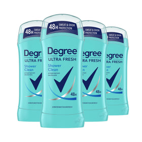 Degree Ultra Fresh Antiperspirant Deodorant Stick 4-Pack front view