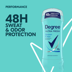Degree Ultra Fresh Antiperspirant Deodorant Stick packaging side view