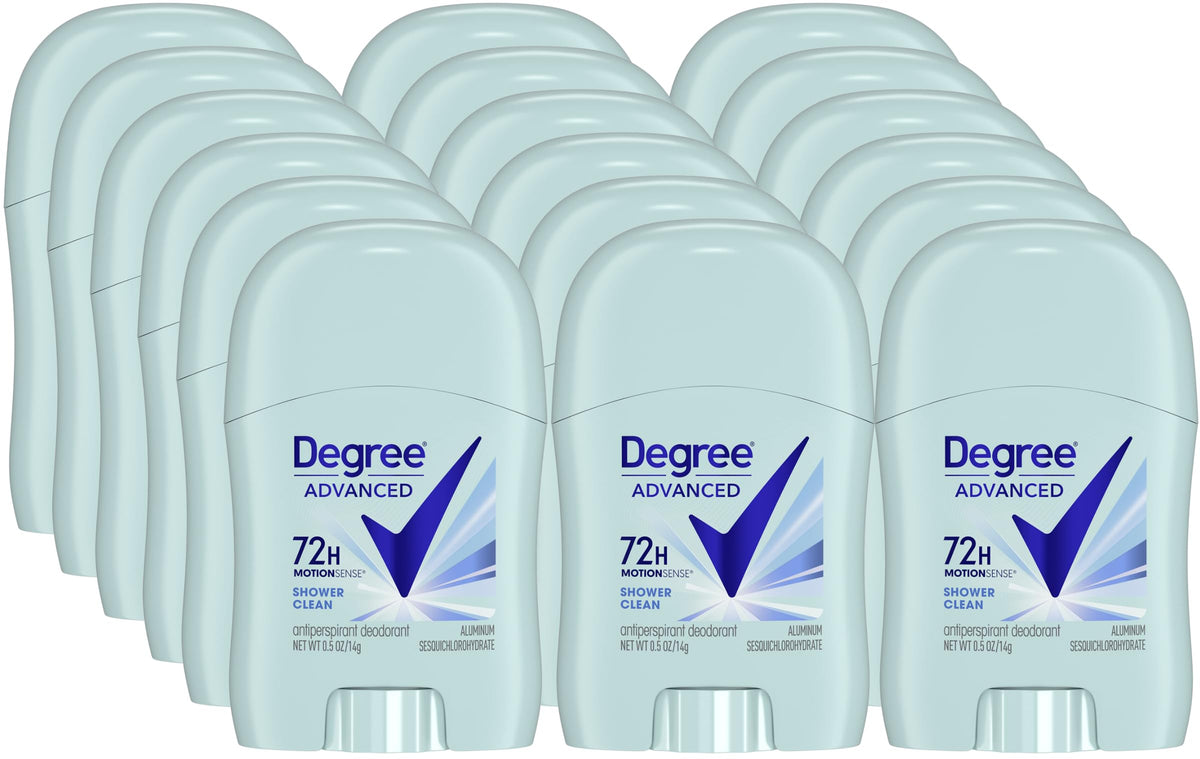 Degree Women's Travel Deodorant Shower Clean 18-Pack front view