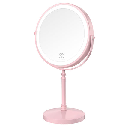 DEIOVWXS Makeup Mirror front view with LED lights