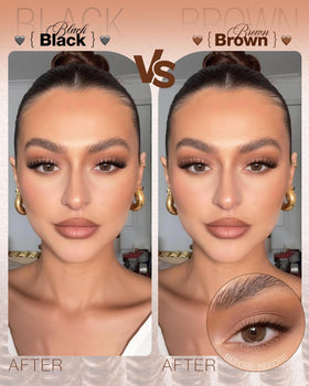 Delyneph Brown Lash Clusters 12mm length