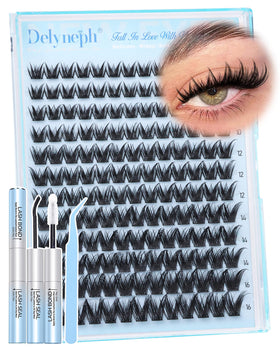 Delyneph Manga Lash Clusters Kit packaging front view