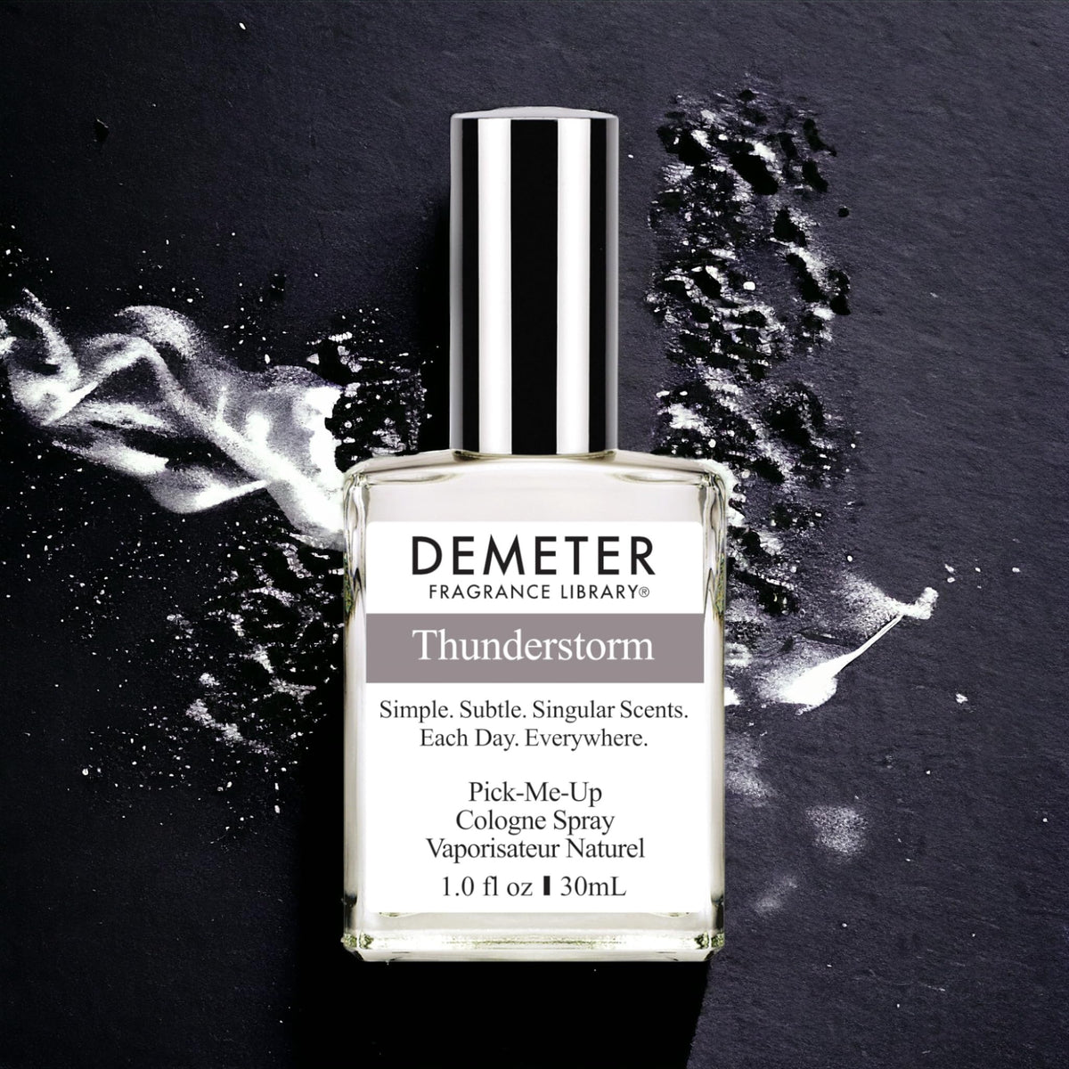 DEMETER Thunderstorm cologne in a travel bag