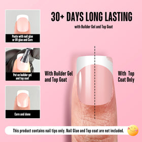 Demonstration of applying NOVO OVO nail tips