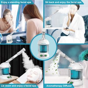 Denfany Facial Steamer close-up of control panel