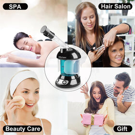 Denfany Facial Steamer packaging and contents