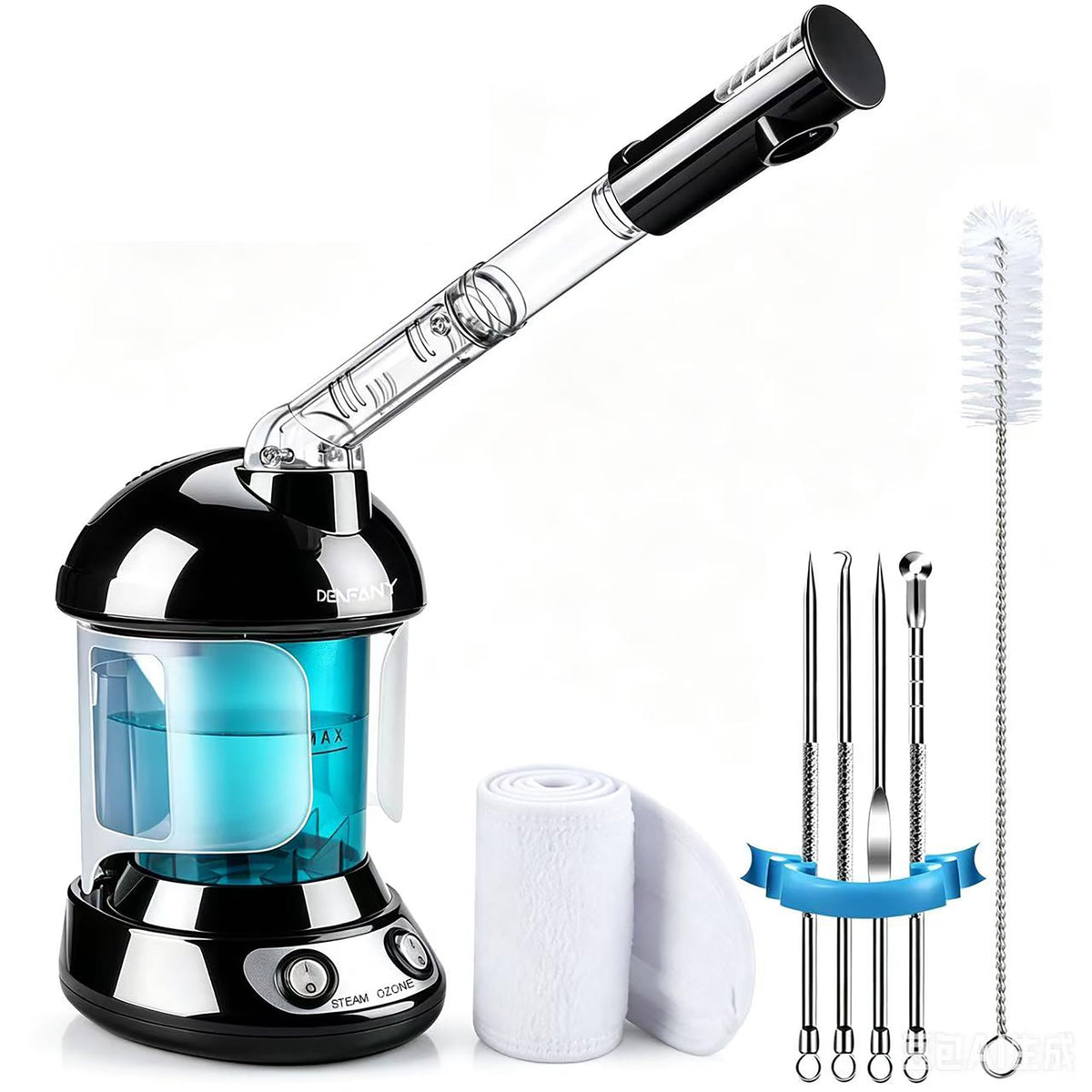Denfany Facial Steamer with extendable arm and ozone feature