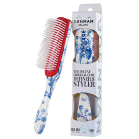 Denman D3 Original Curl Definer & Styler blue model front view