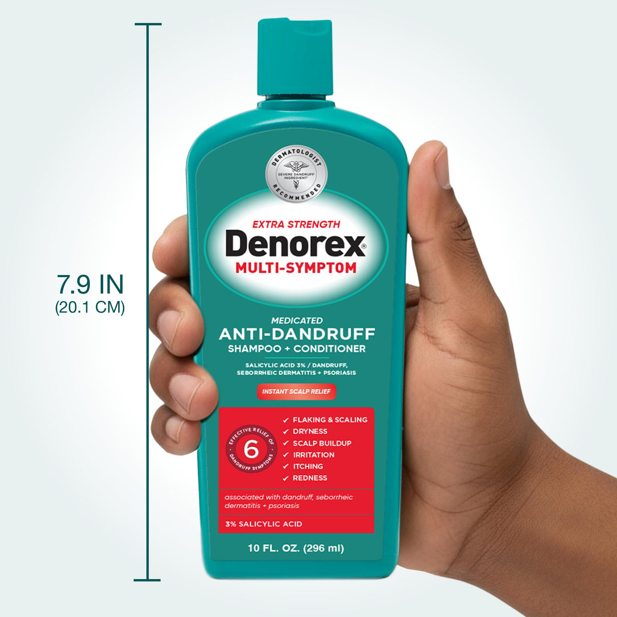 Denorex Multi-Symptom Anti-Dandruff Shampoo & Conditioner cap open