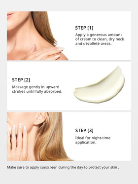 depology Firming Neck & Décolleté Cream close-up of texture