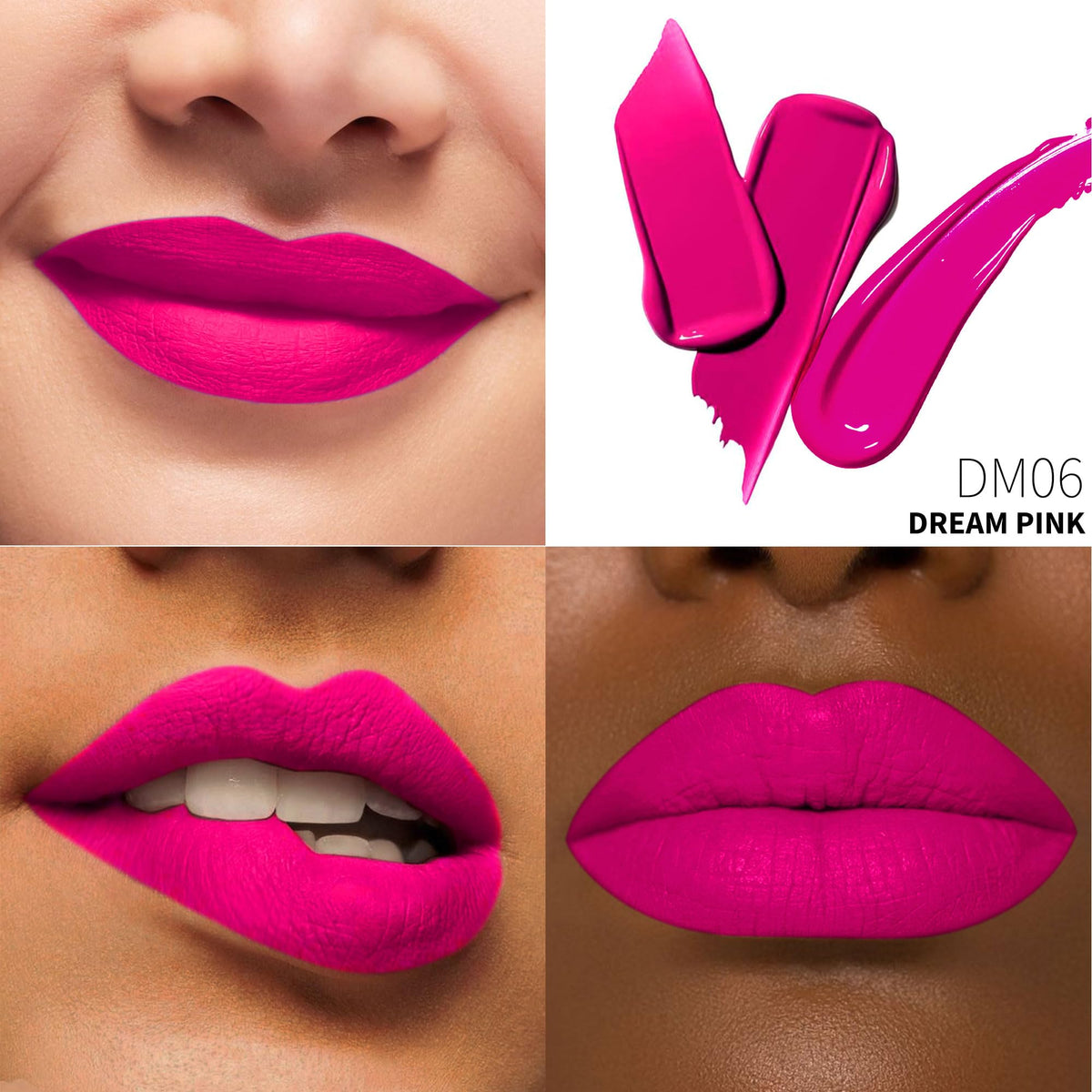 Depuplum Matte Liquid Lipstick in soft nude shade front view