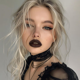 Depuplum Matte Liquid Lipstick in use at a party