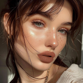 Depuplum Matte Liquid Lipstick in use during makeup application